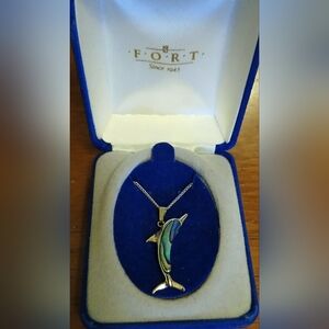 Silver Dolphin Necklace